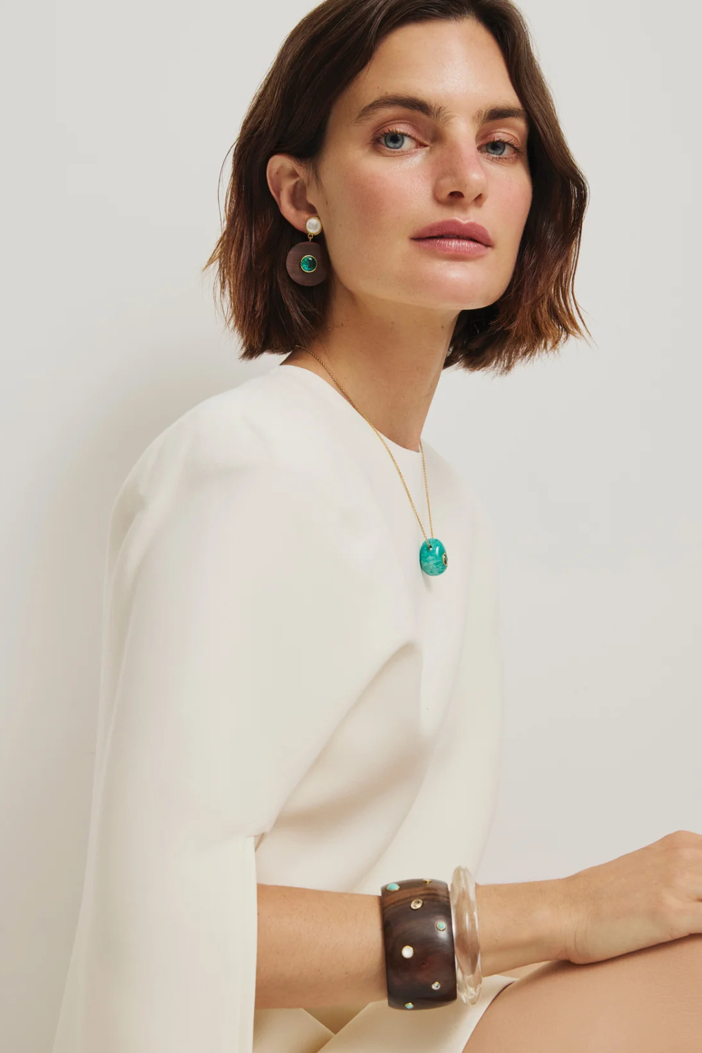 Taj Disk Earrings