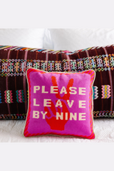 Leave By Nine Pillow