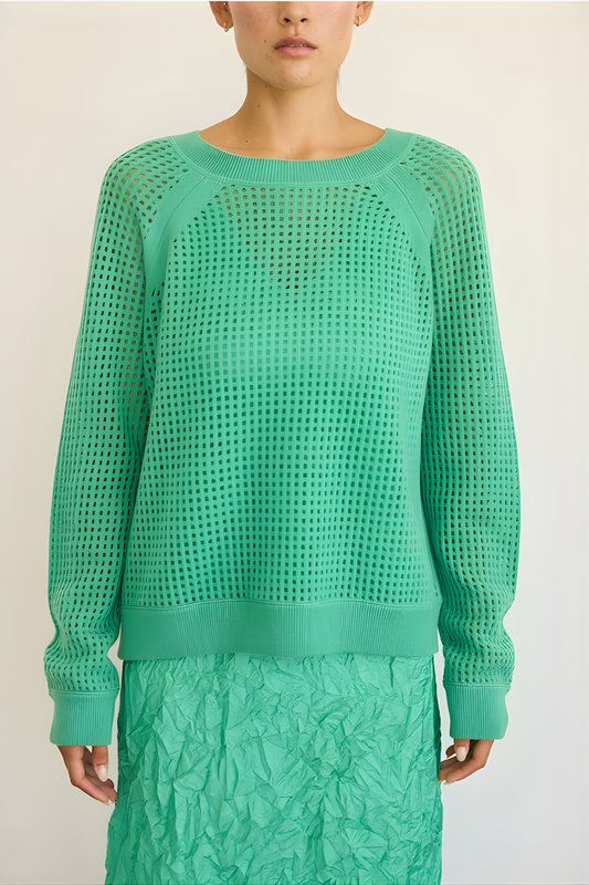 Chunky Perforated Sweatshirt