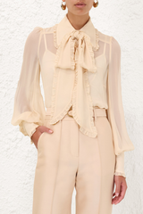 Georgette Bow Shirt