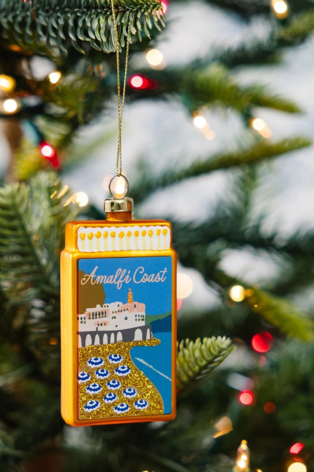 Amalfi Coast Matchbook Ornament