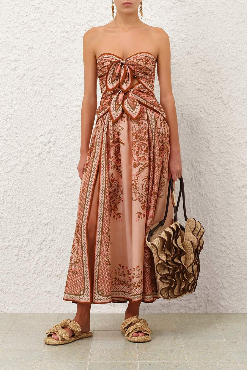 Aster Scarf Midi Dress