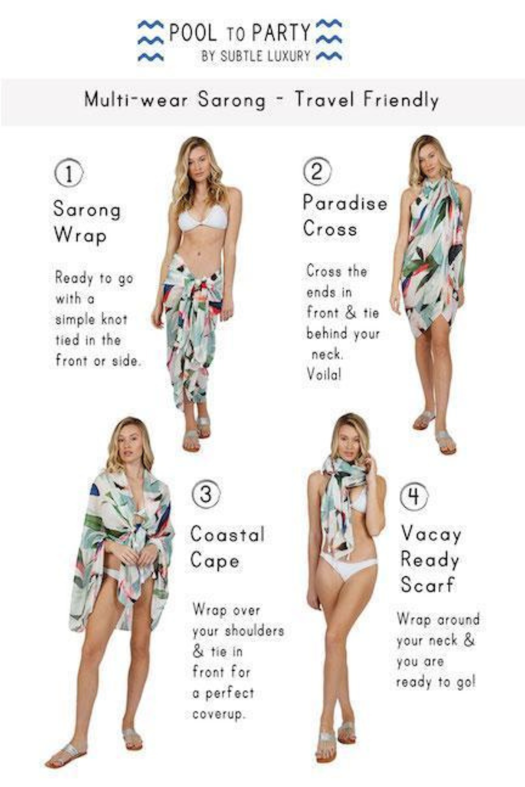 Braided Sarong Multi Wear Coverup