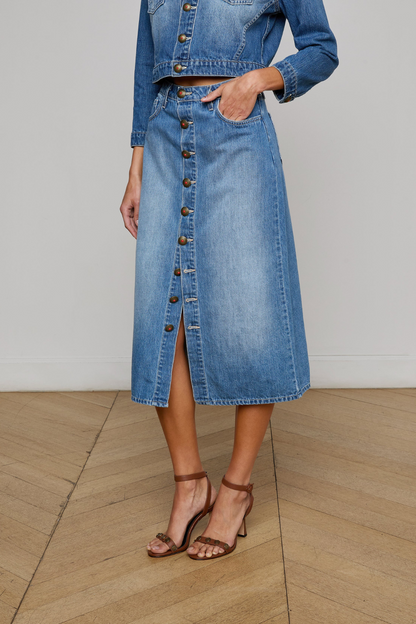 Kathleen Denim Skirt