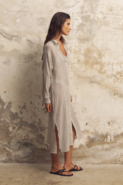 Voyage Shirt Dress with Belt