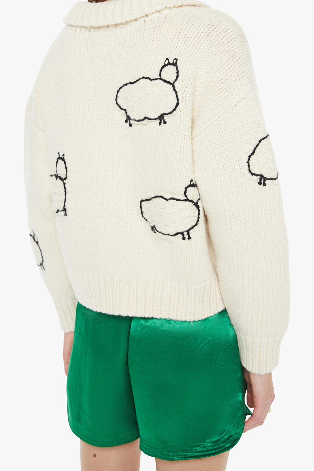 The Cropped Raquette Cardigan