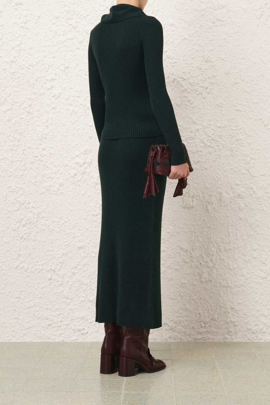 Valiant Merino Straight Skirt