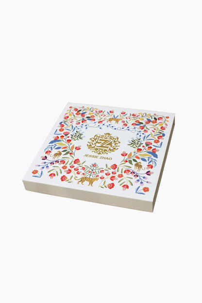 Twin Leopards Double Sided Silk Scarf