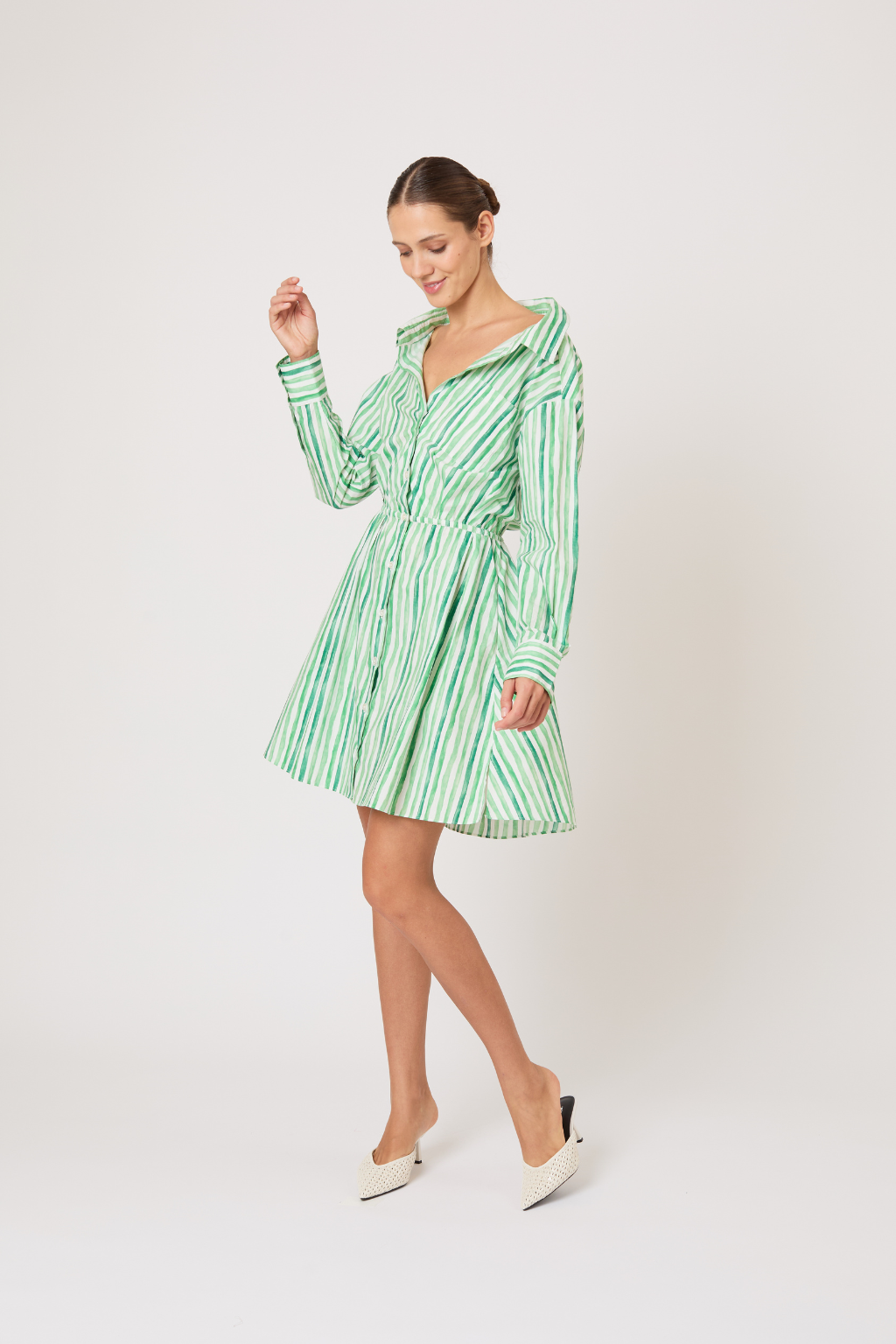 Falling Off the Shoulder Mini Dress