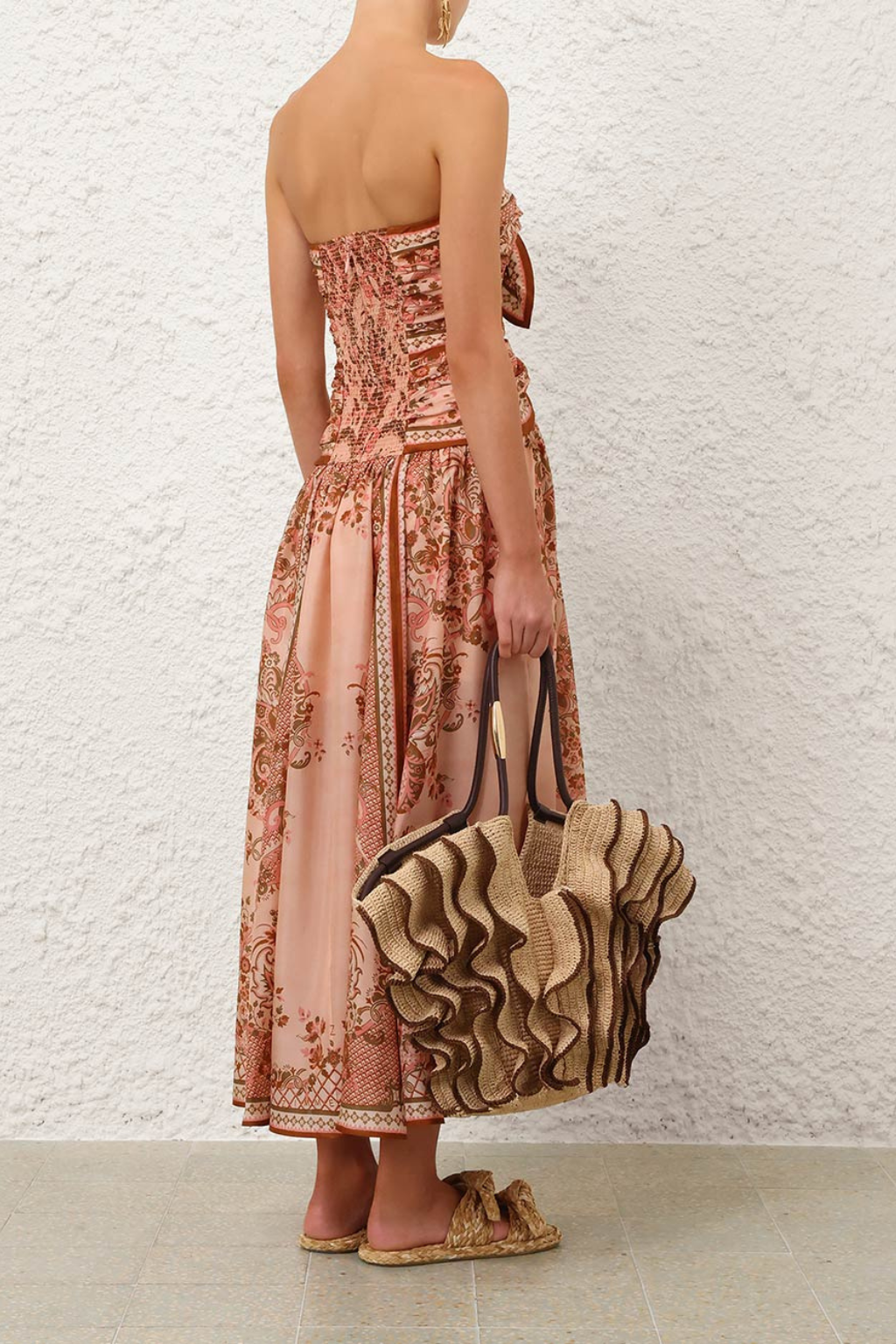 Aster Scarf Midi Dress