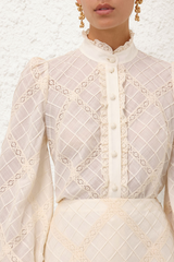 Tallow Lace Trim Shirt