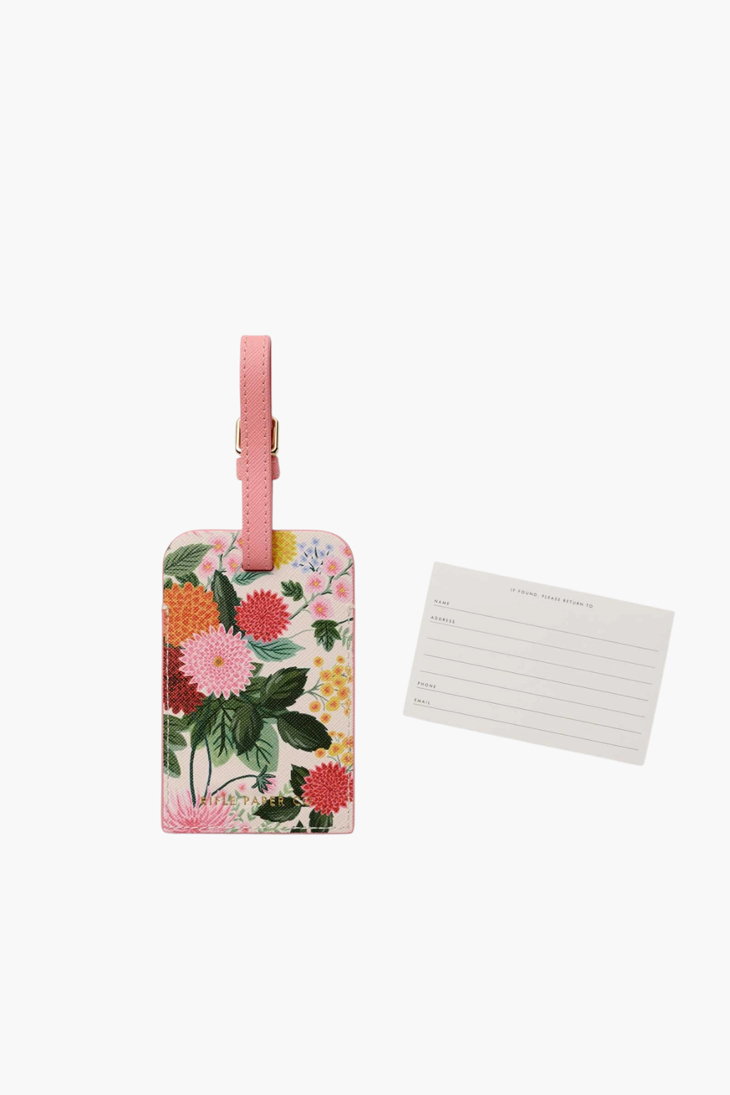 Dahlia Luggage Tag