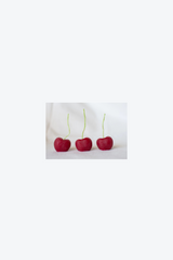 Beeswax Cherry Birthday Candles: 5