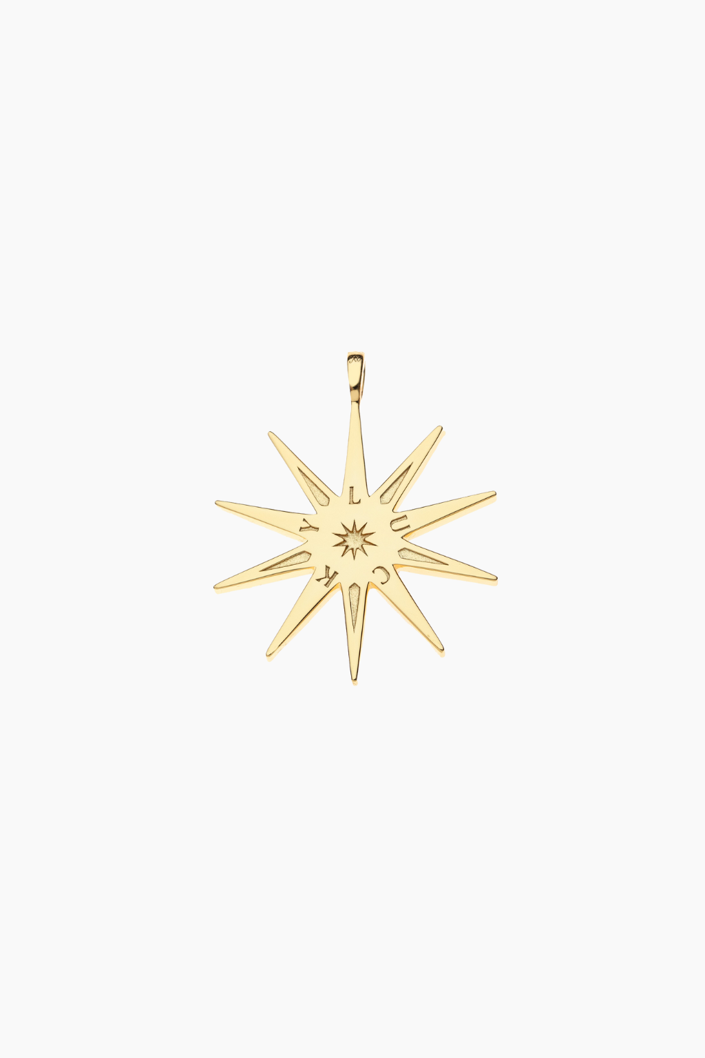 LUCKY Sparkling Supernova Pendant Necklace