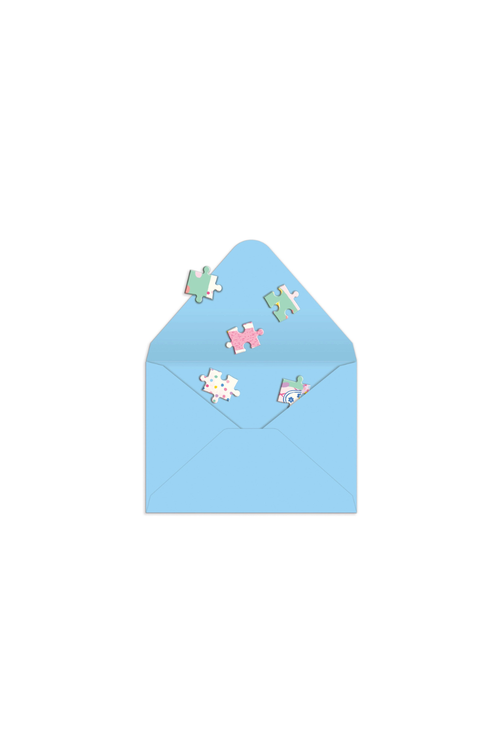 Confetti Birthday Cake Greeting Card Puzzle