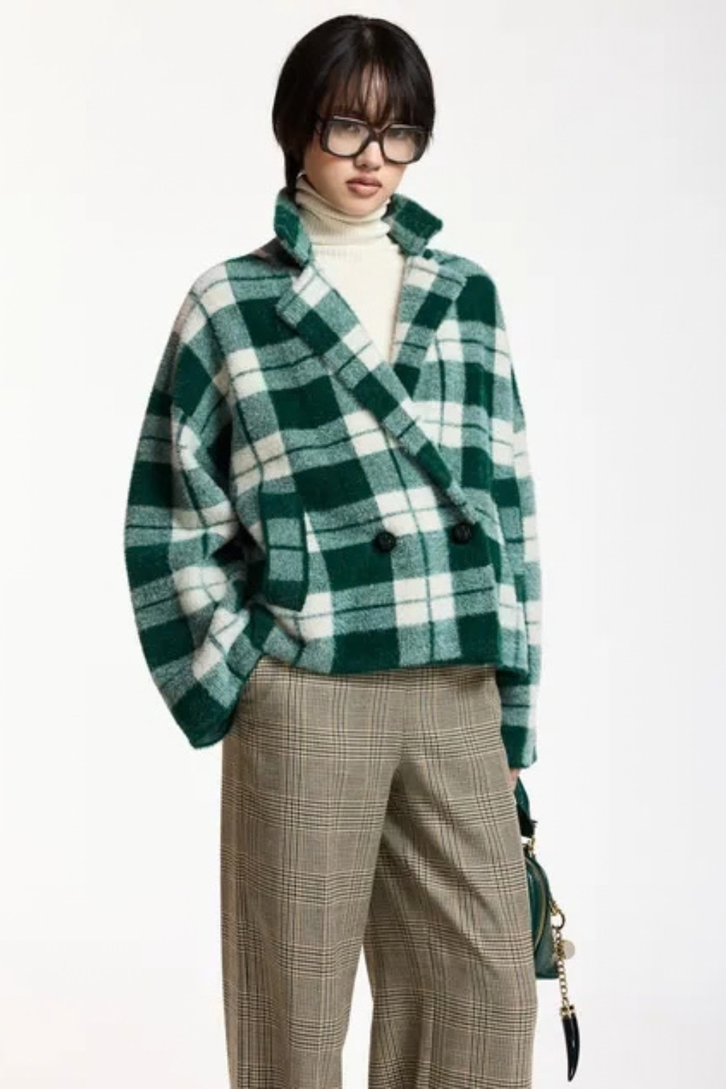 Karreau Check Cardigan