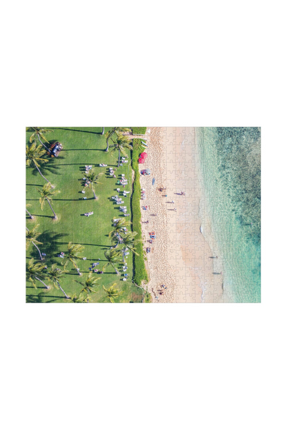 Gray Malin - the Hawaii Beach - Double-Sided 500 Piece Puzzle