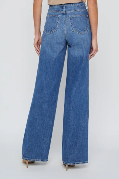 Alicent High Rise Sneaker Flare Jeans