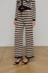 Gaelle Pointelle Knit Pant