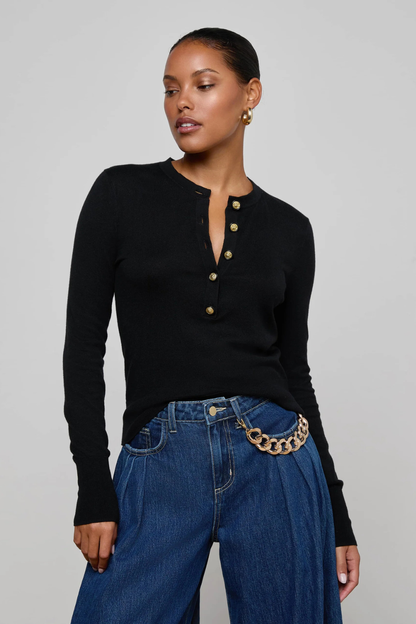 Ronda Knit Henley Top