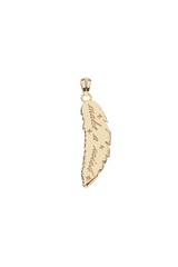 LUCKY Feather Pendant with Chain