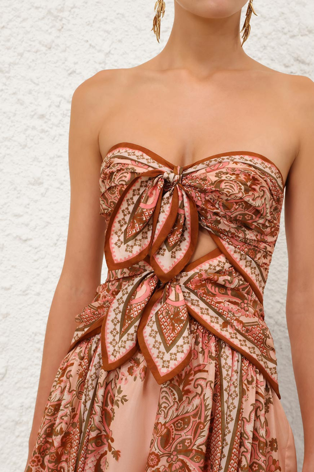 Aster Scarf Midi Dress