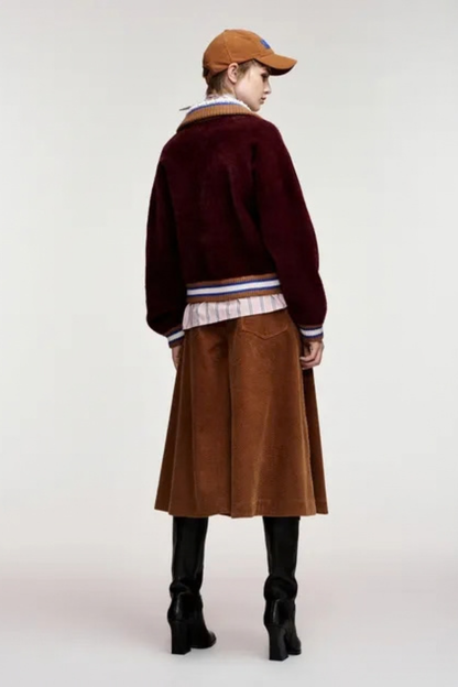 Kamore Knit Jacket With Collar