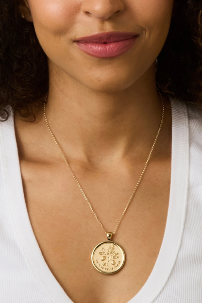 GRATITUDE JW Original Coin Necklace