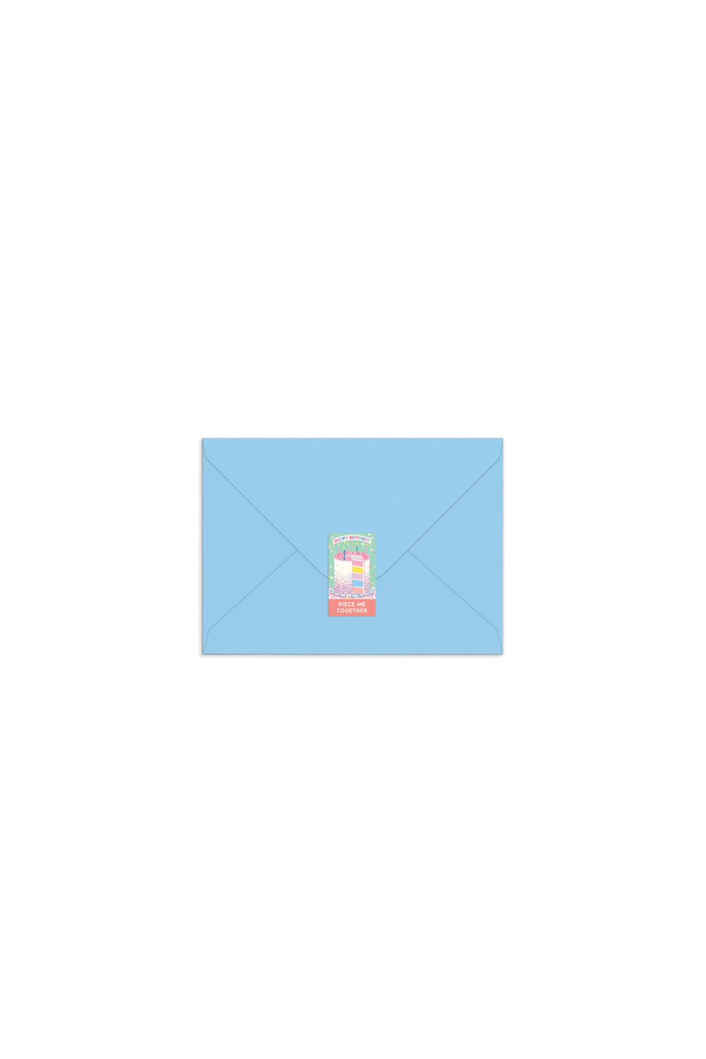 Confetti Birthday Cake Greeting Card Puzzle