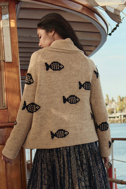 The Swimming Fish Lodge Cardigan.