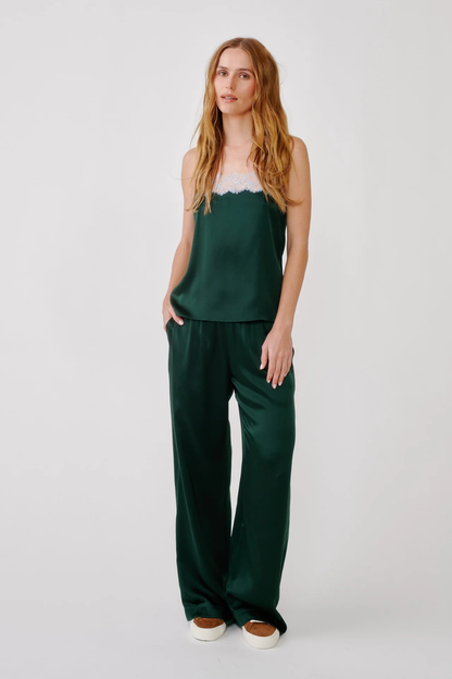 Haya Lace Trim Square Neck Cami