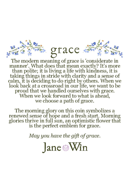 GRACE Petite Embellished Coin Necklace