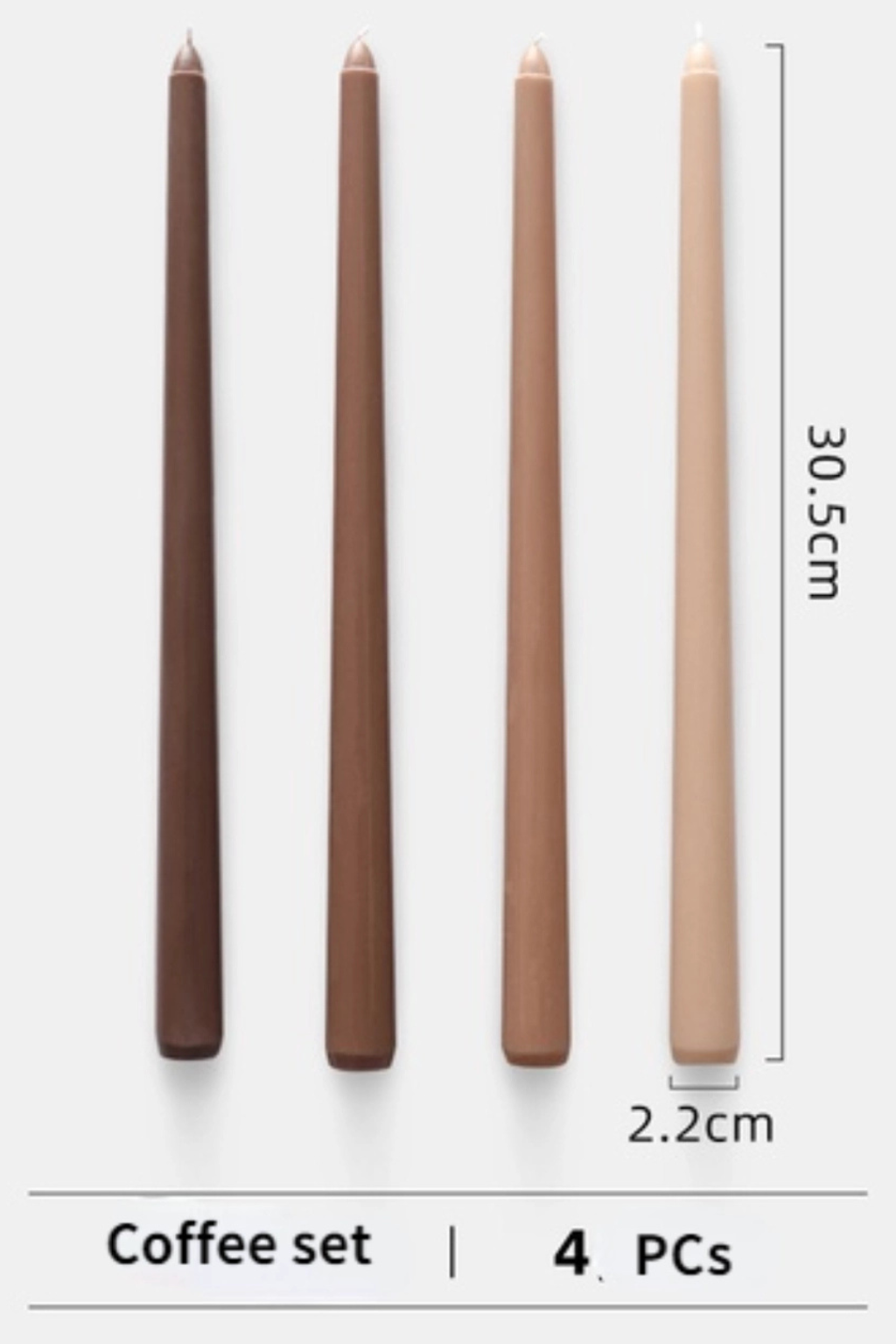 Unscented Taper Candle Set