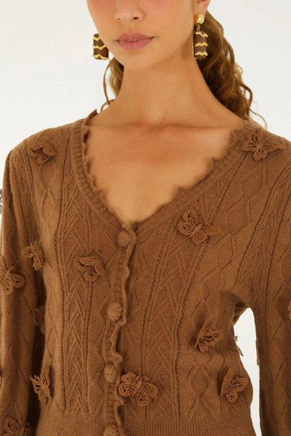 Richelieu Butterflies Cardigan