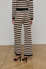 Gaelle Pointelle Knit Pant
