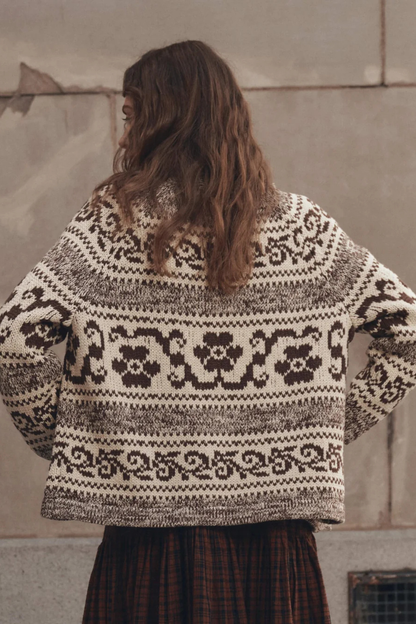 The Nordic Flower Lodge Cardigan.
