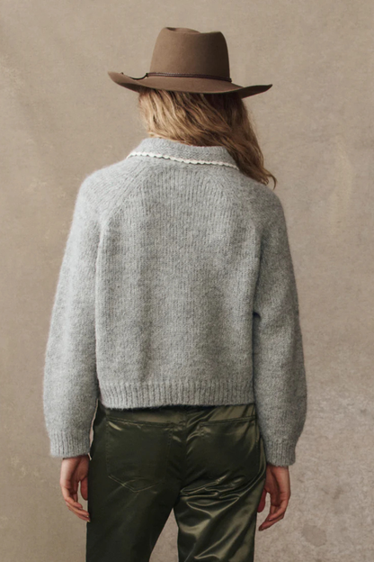 The Crochet Collar Pullover.