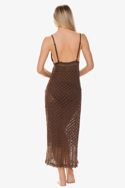 Claudia Crochet Midi Dress