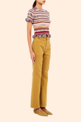 Miya Short Sleeve Knit Top