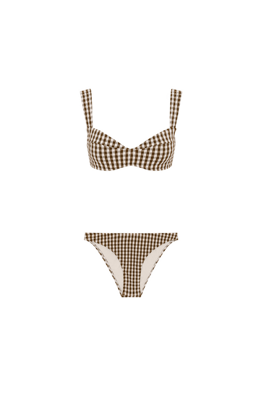 Gingham Bikini Set