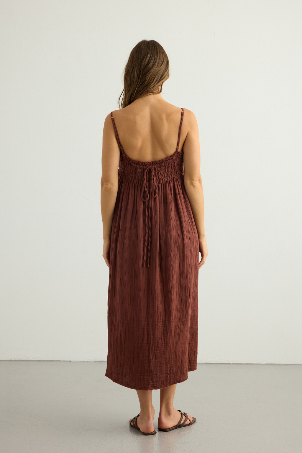 Kaya Smocked Maxi Dress