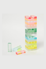Ombre Lucite Jumbling Tower
