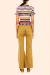 Miya Short Sleeve Knit Top