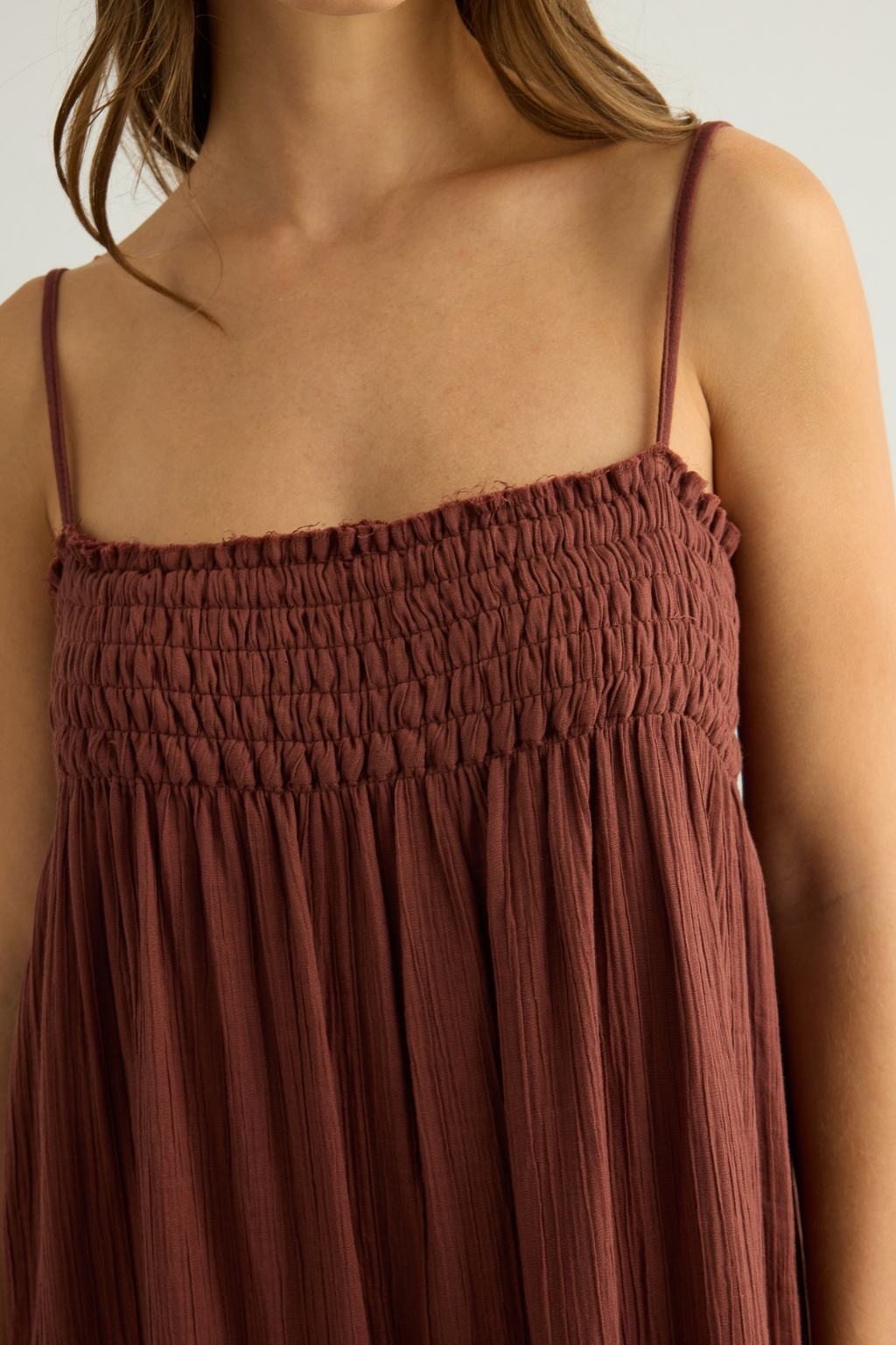 Kaya Smocked Maxi Dress