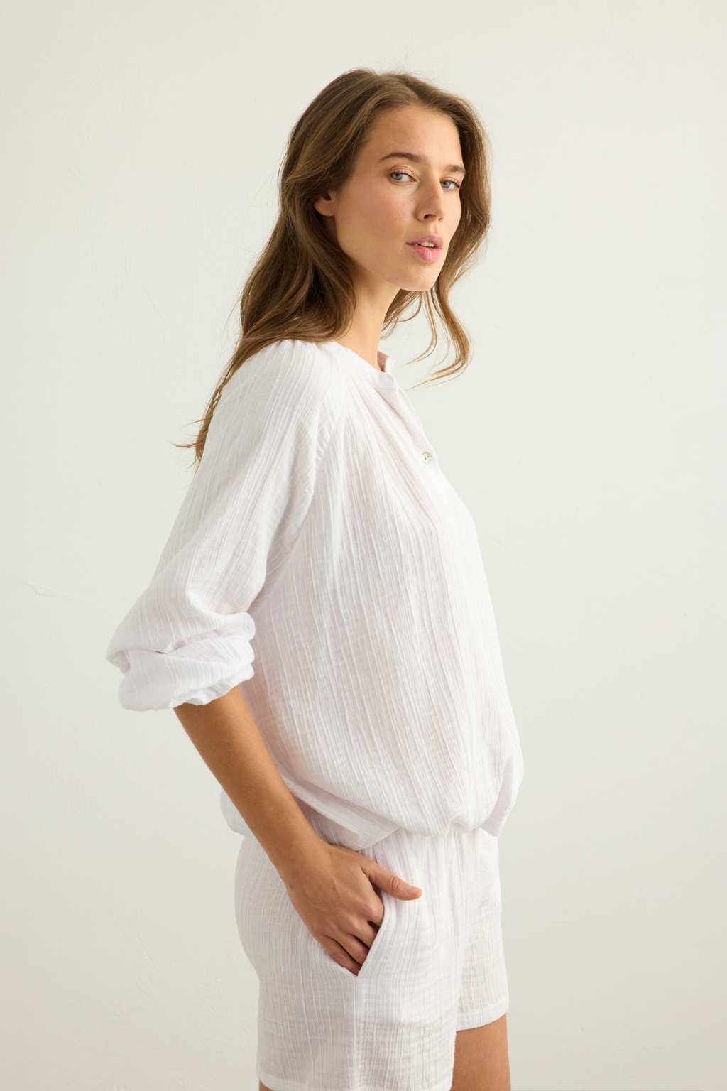 Kaya Buttoned Blouse