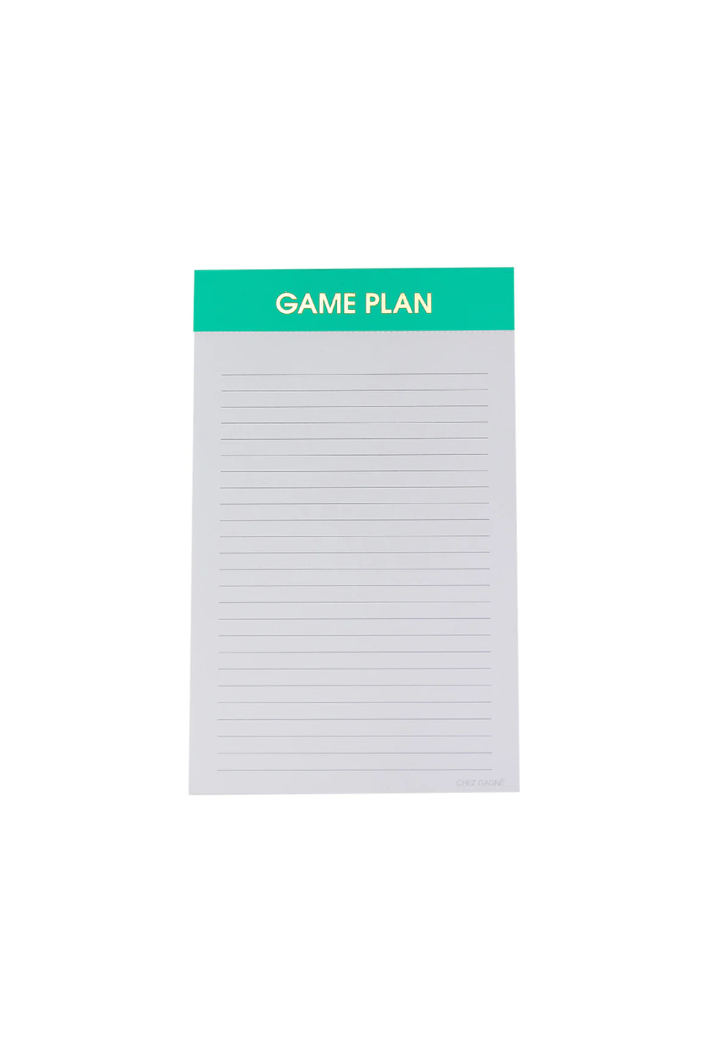 Game Plan Notepad