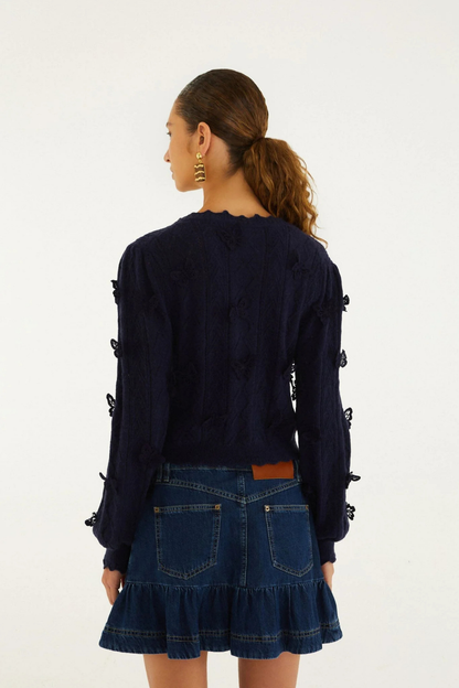 Richelieu Butterflies Cardigan