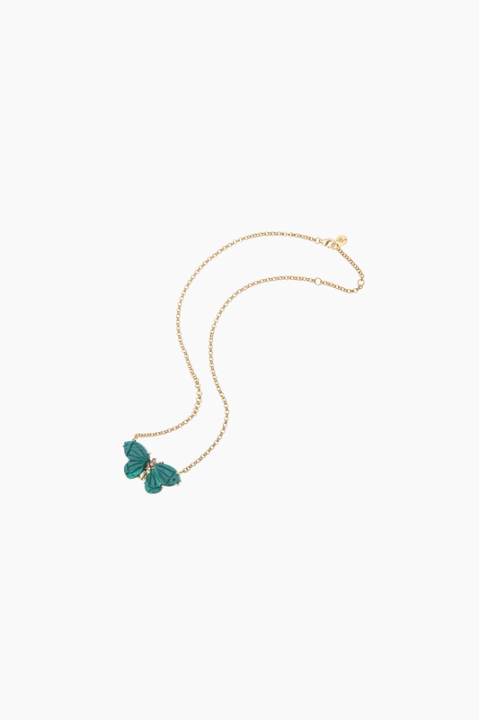 FREEDOM Stone Butterfly Necklace