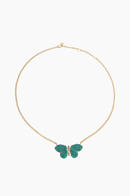 FREEDOM Stone Butterfly Necklace