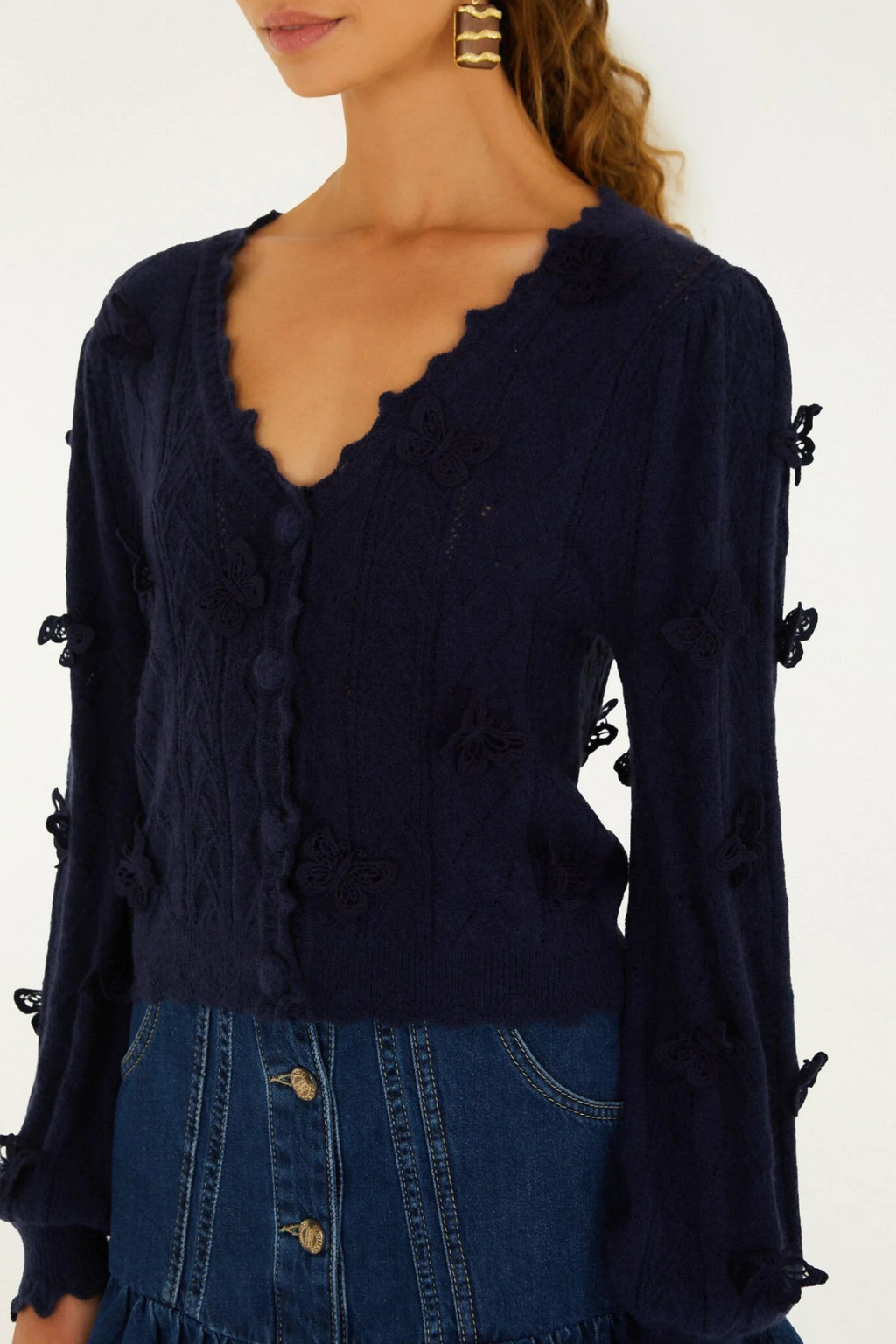 Richelieu Butterflies Cardigan